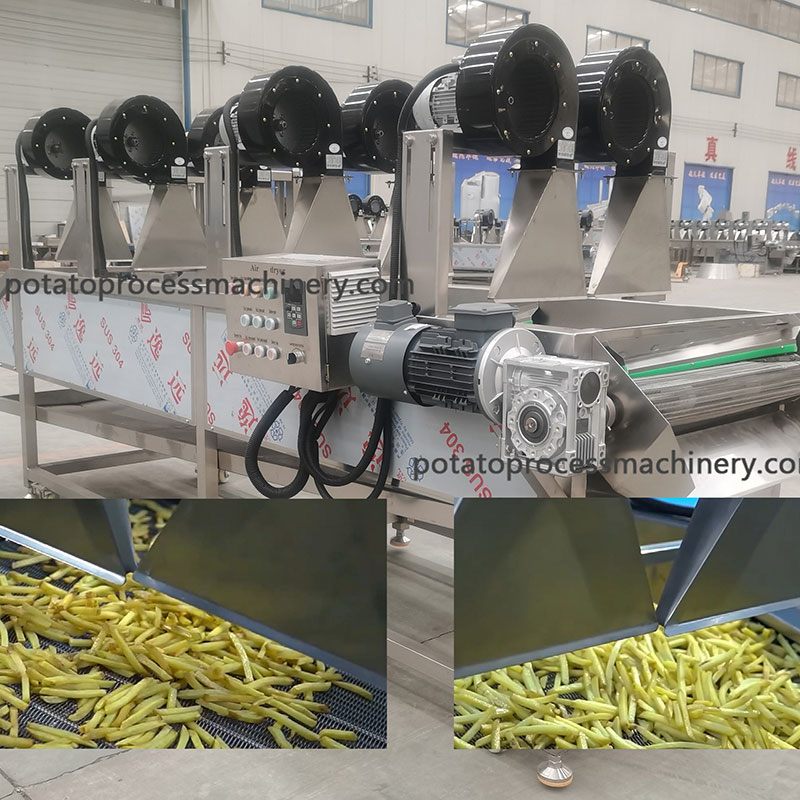 french fries dewatering machine