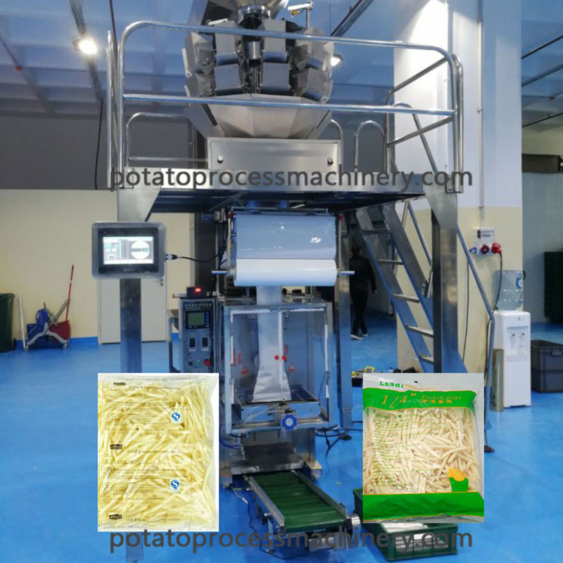 potato chips french fries packing machine