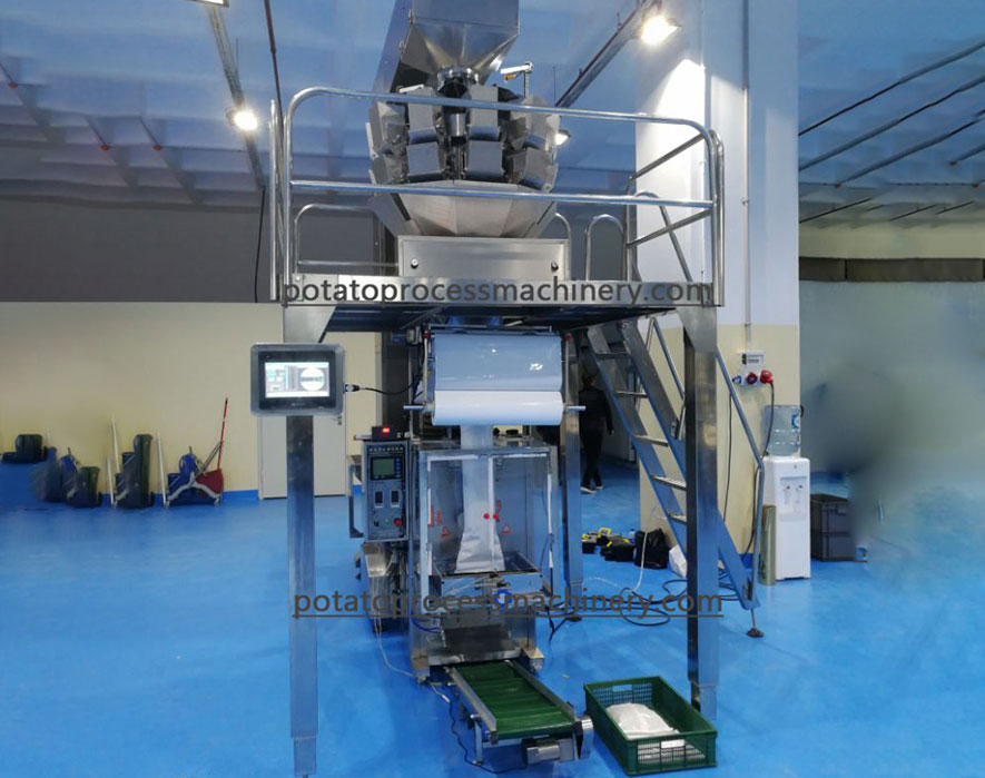 potato chips french fries packing machine