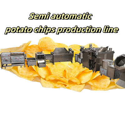 semi automatic potato chips production line