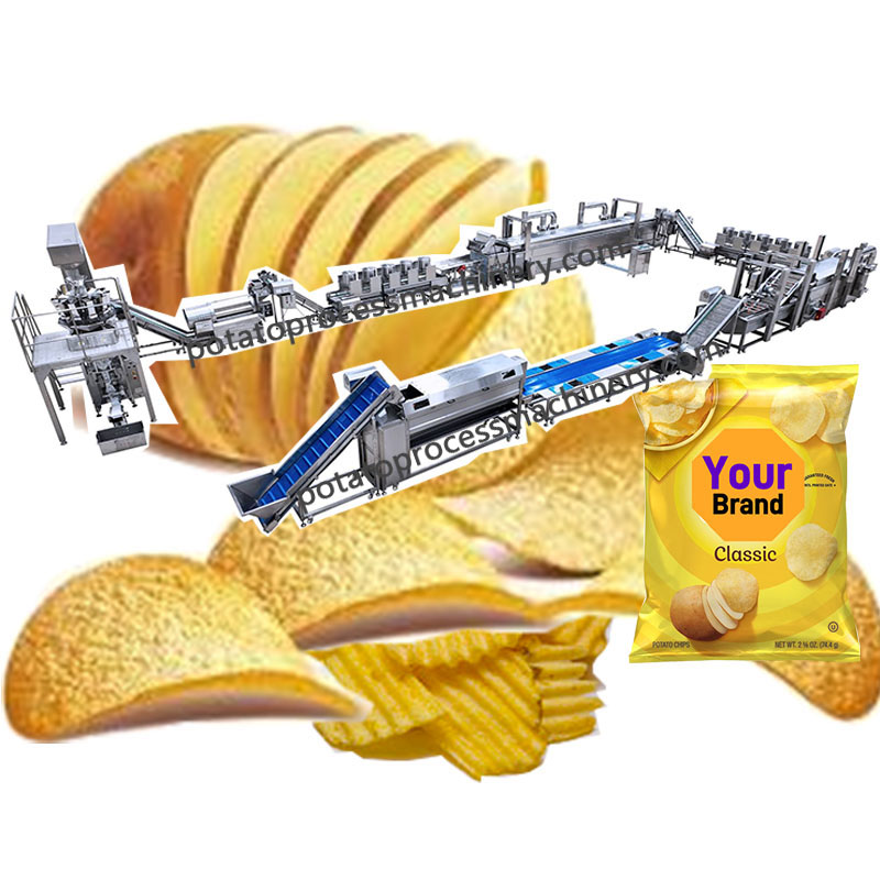 automatic potato chips production line