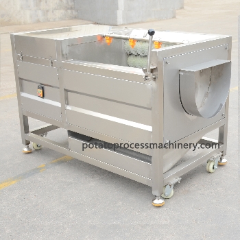 batch type automatic potato peeler machine