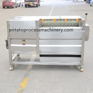 batch type automatic potato peeling machine