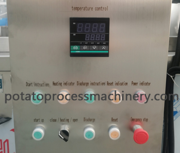 automatic temperature control system for blanching