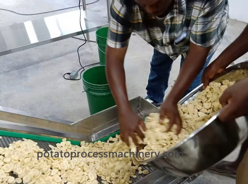 automatic banana chips making machine