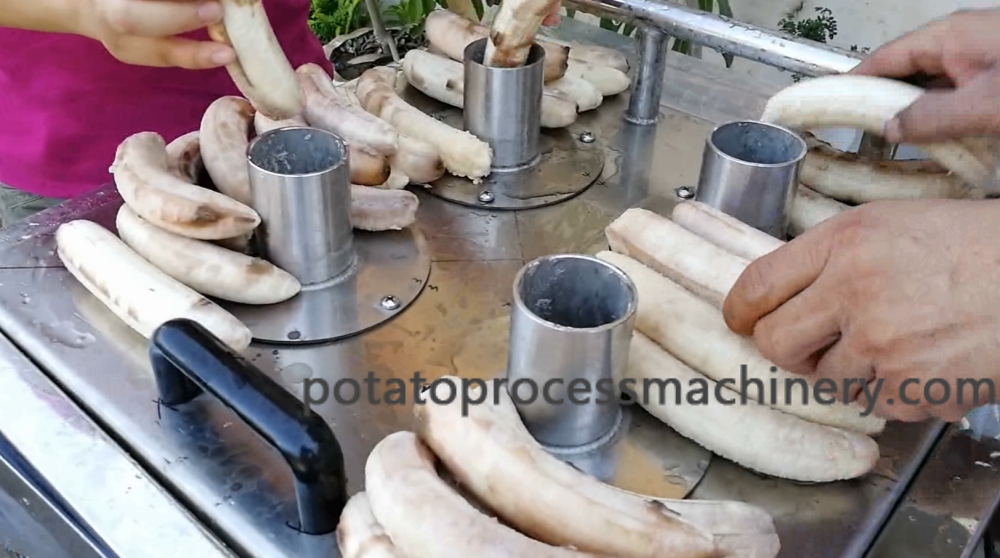 plantain chips slicing processing