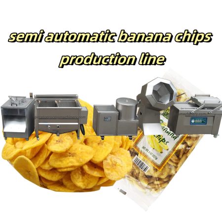 semi automatic banana chips production line